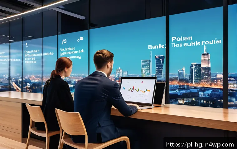 UX 라이팅과 다국어 지원 전략 - A modern digital workspace scene showing a diverse group of Polish users interacting with a sleek, u...